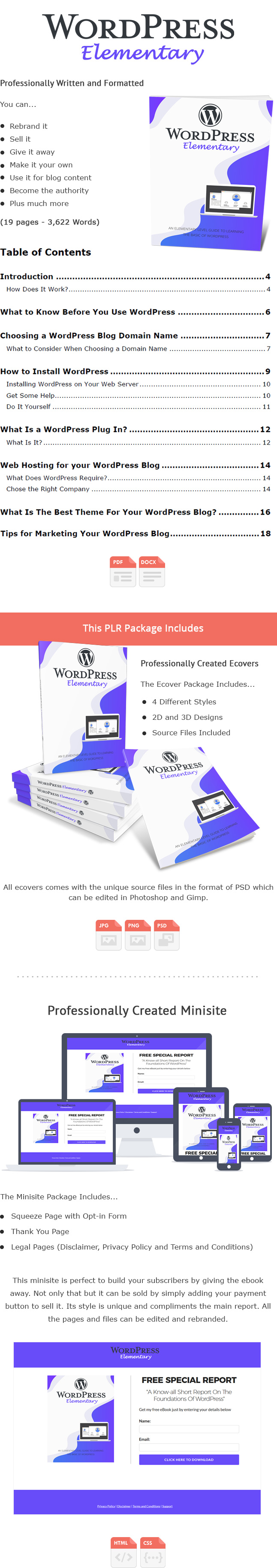 WordPress Elementary