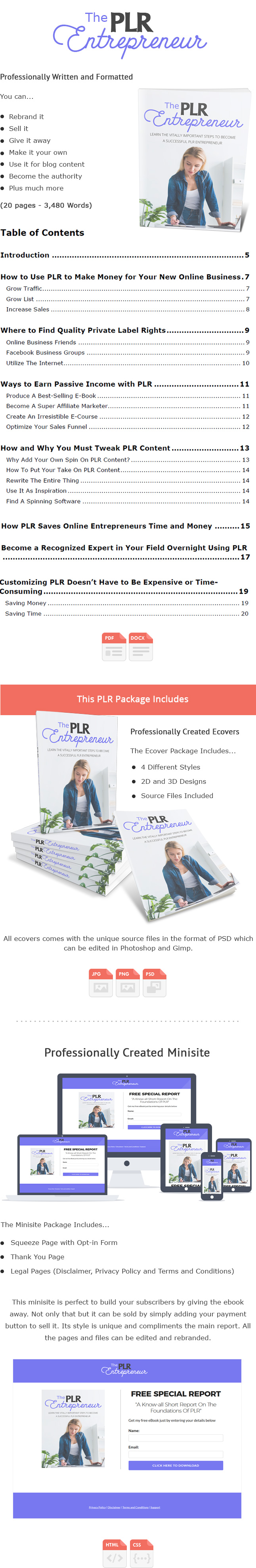 The PLR Entrepreneur