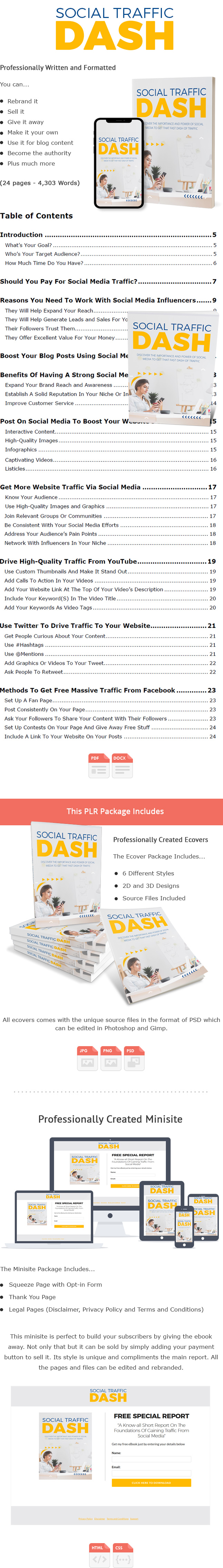 Social Traffic Dash