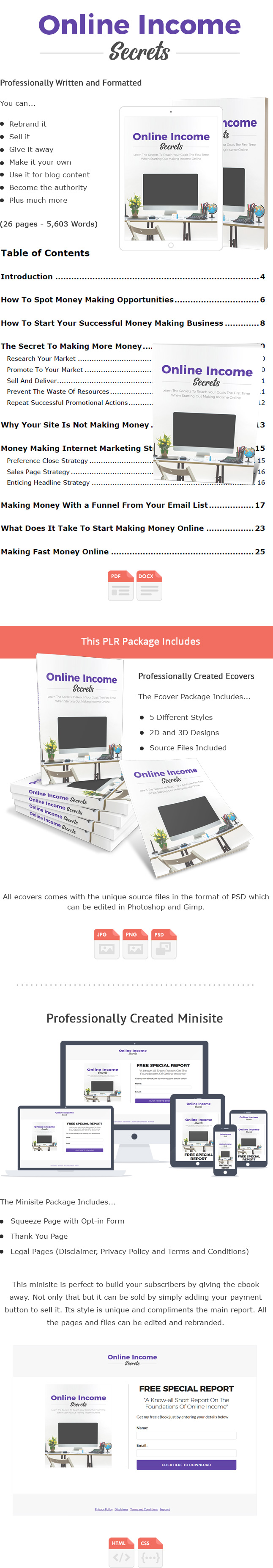 Online Income Secrets