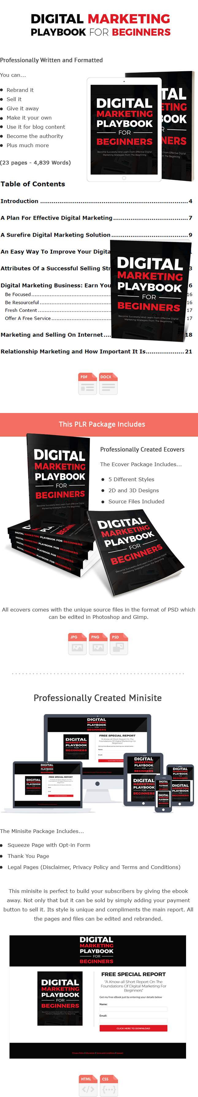 Digital Marketing Playbook For Beginner